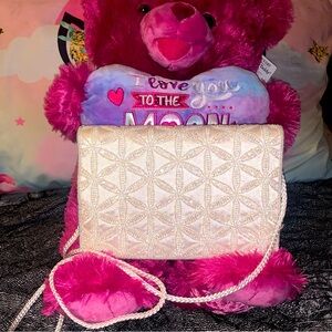 👛Beautiful Hand Beaded 1940’s CrossBody/Soulder Bag! Ex/Condition!no Beads lost👛